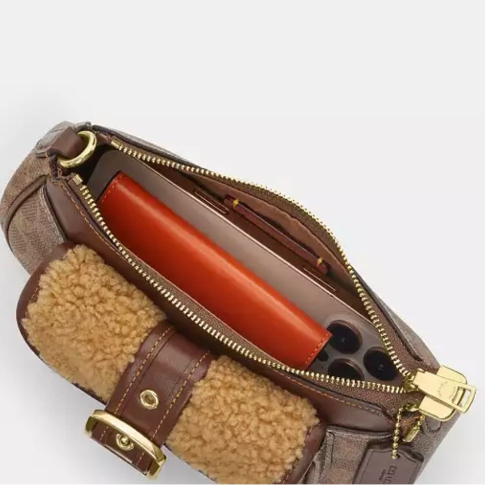 NWT Coach Ashton Mini Shoulder Bag in Signature Canvas - Picture 5 of 16